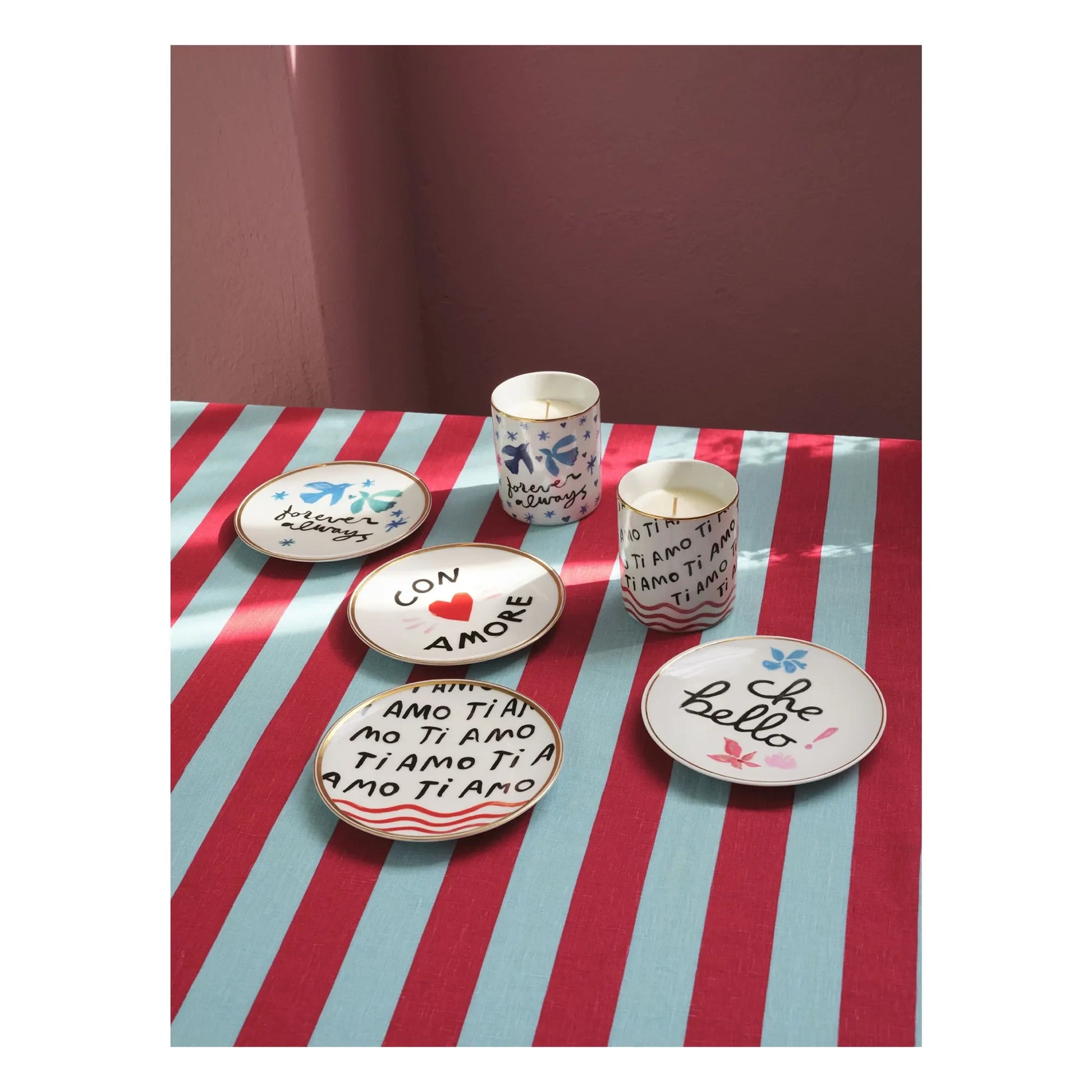Bitossi - Che Bello plate | White