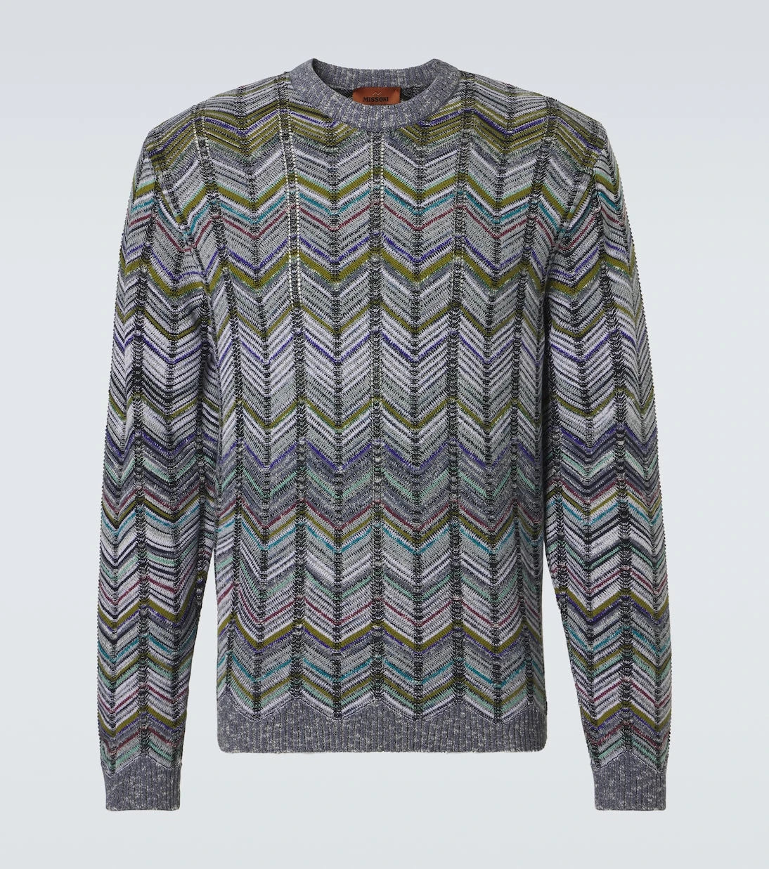 Missoni - سترة قطنية بنقشة متعرجة