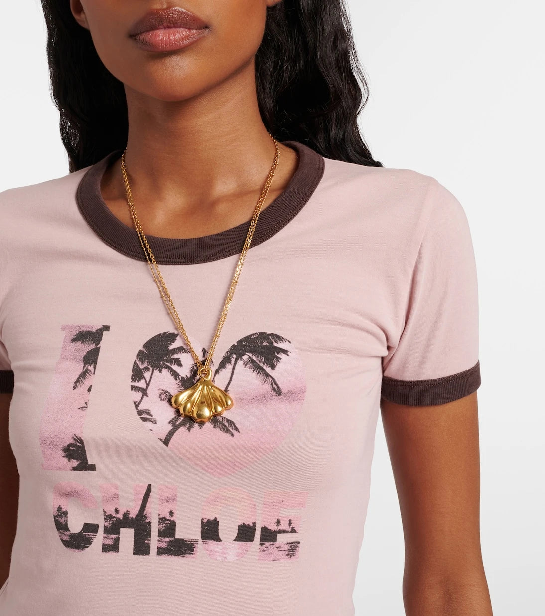 Chloé - Printed cotton T-shirt