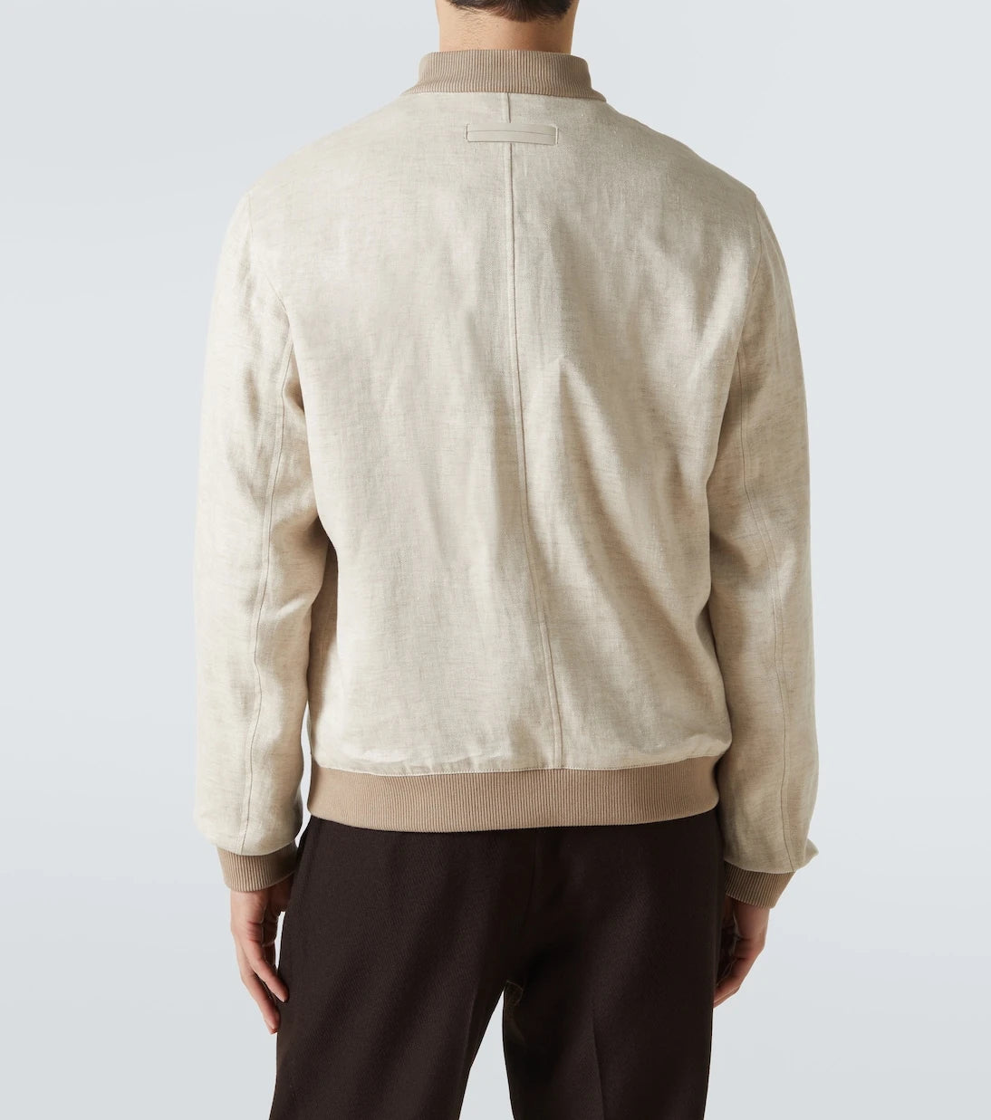 Zegna - Linen bomber jacket