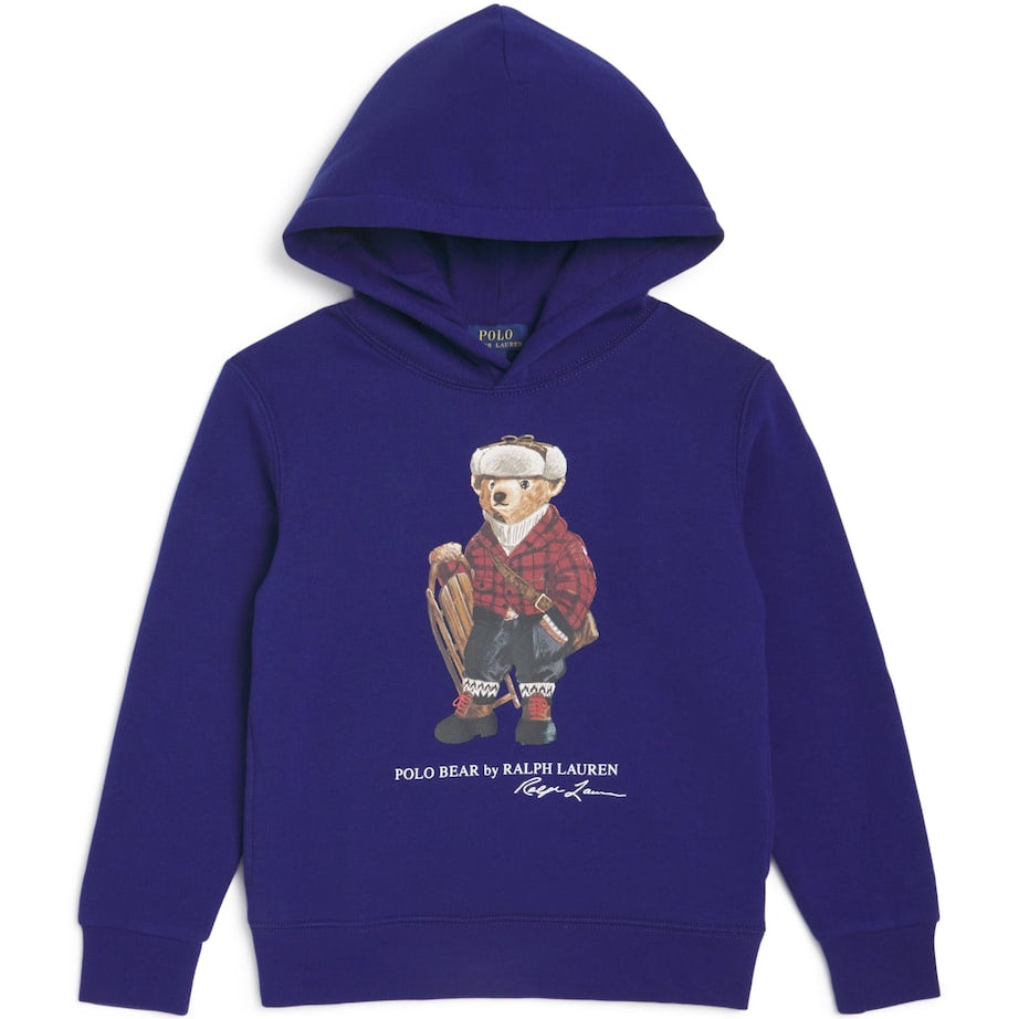 Ralph Lauren Kids Cotton-Blend Polo Bear Hoodie (2-7 Years)