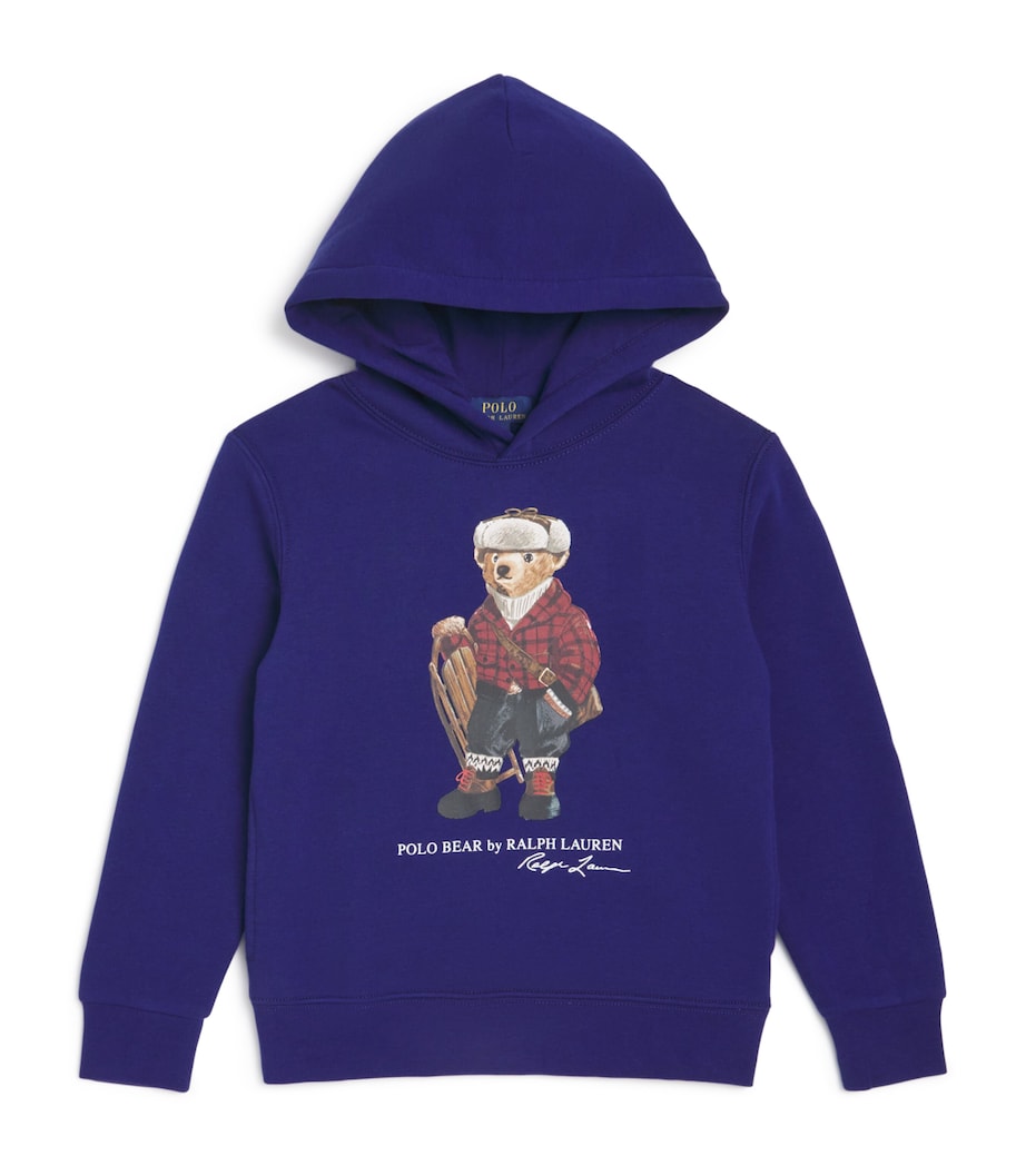 Ralph Lauren Kids Cotton-Blend Polo Bear Hoodie (2-7 Years)
