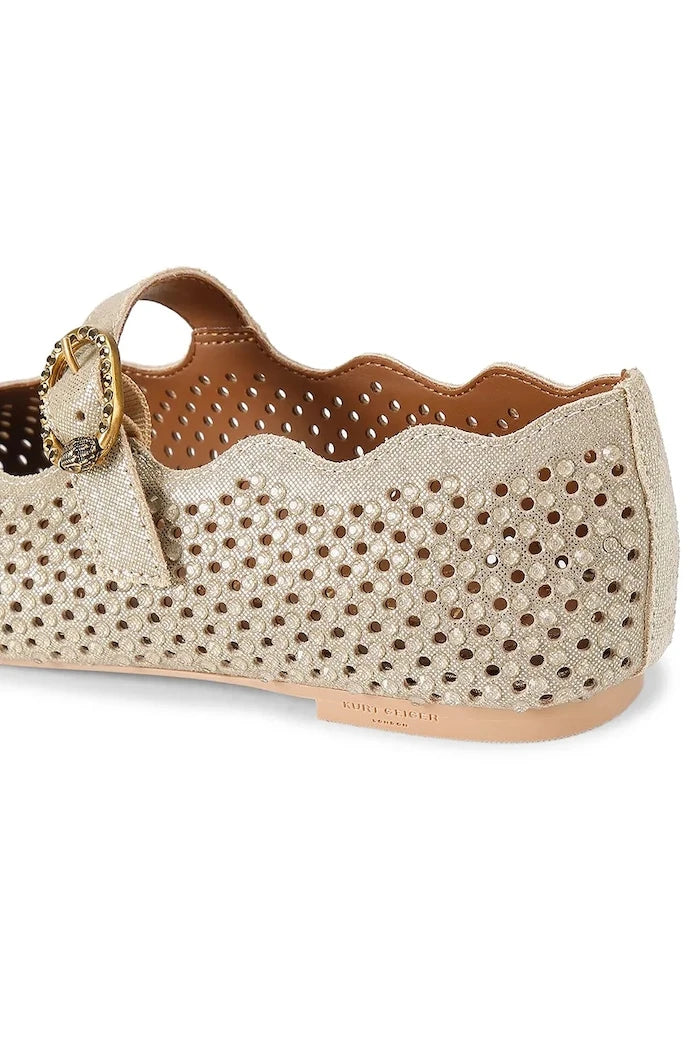 Kurt Geiger London кожени балеринки Wavy Mayfair Ballet Flat