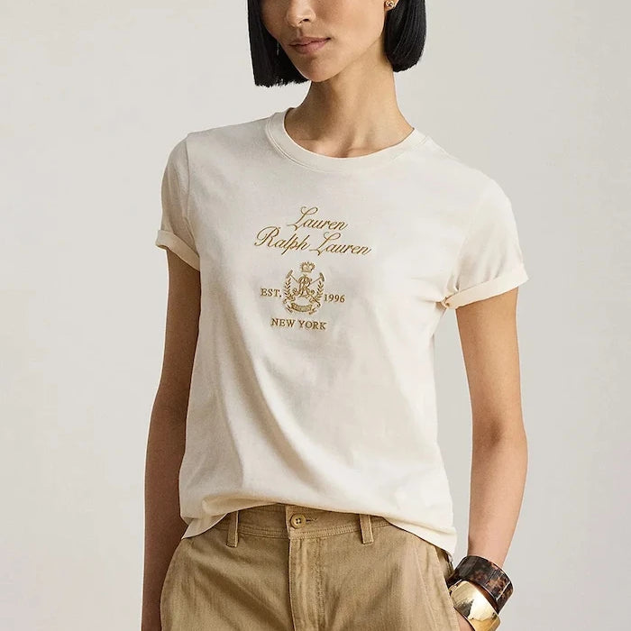 Lauren Ralph Lauren Kadın Pamuk Tişört