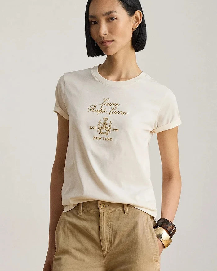 Lauren Ralph Lauren Kadın Pamuk Tişört