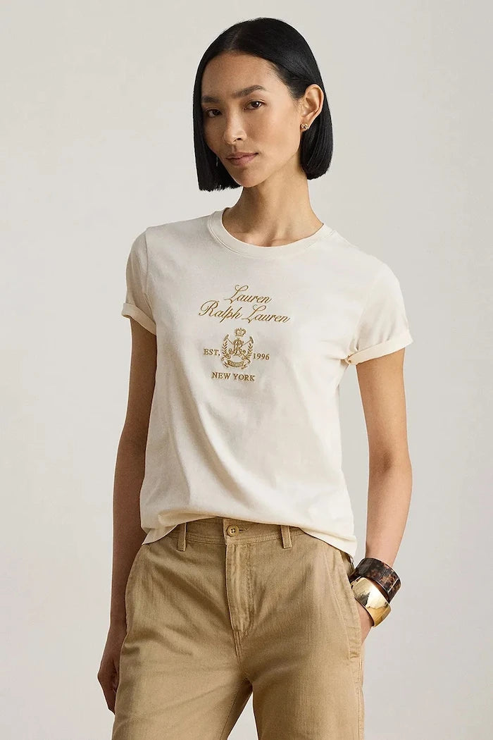 Lauren Ralph Lauren Kadın Pamuk Tişört