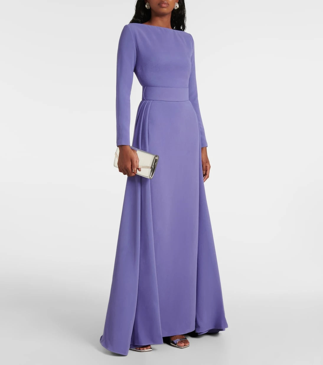 Solace London - Shayla crêpe gown