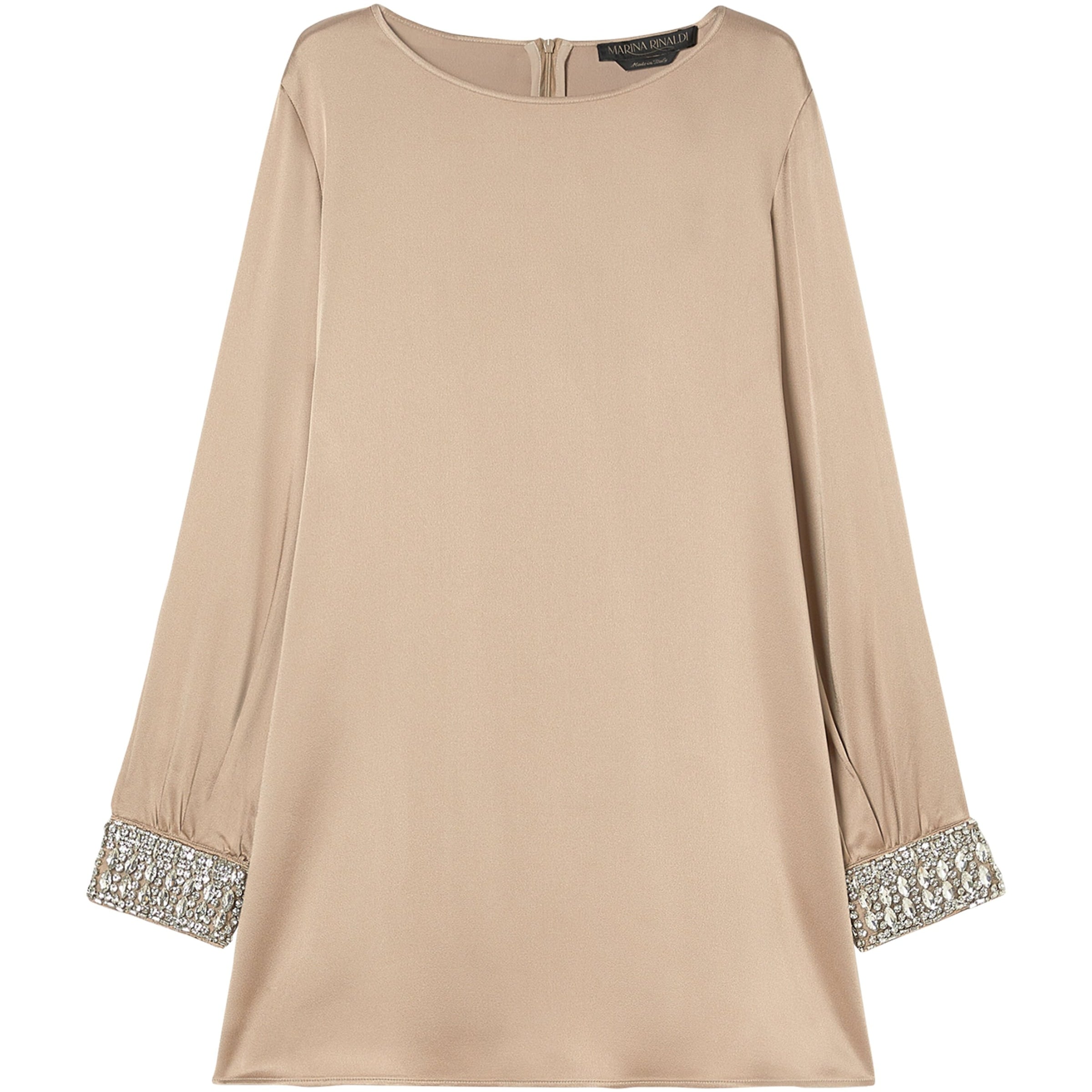 Satin Embellished Liguria Blouse