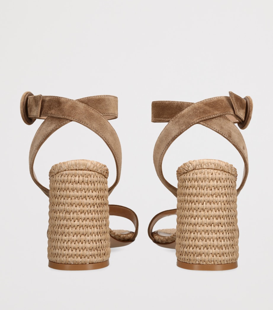 Suede Luana Heeled Sandals 85