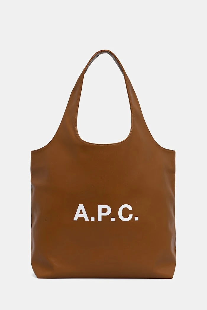 A.P.C. suni deri tote ninon çanta