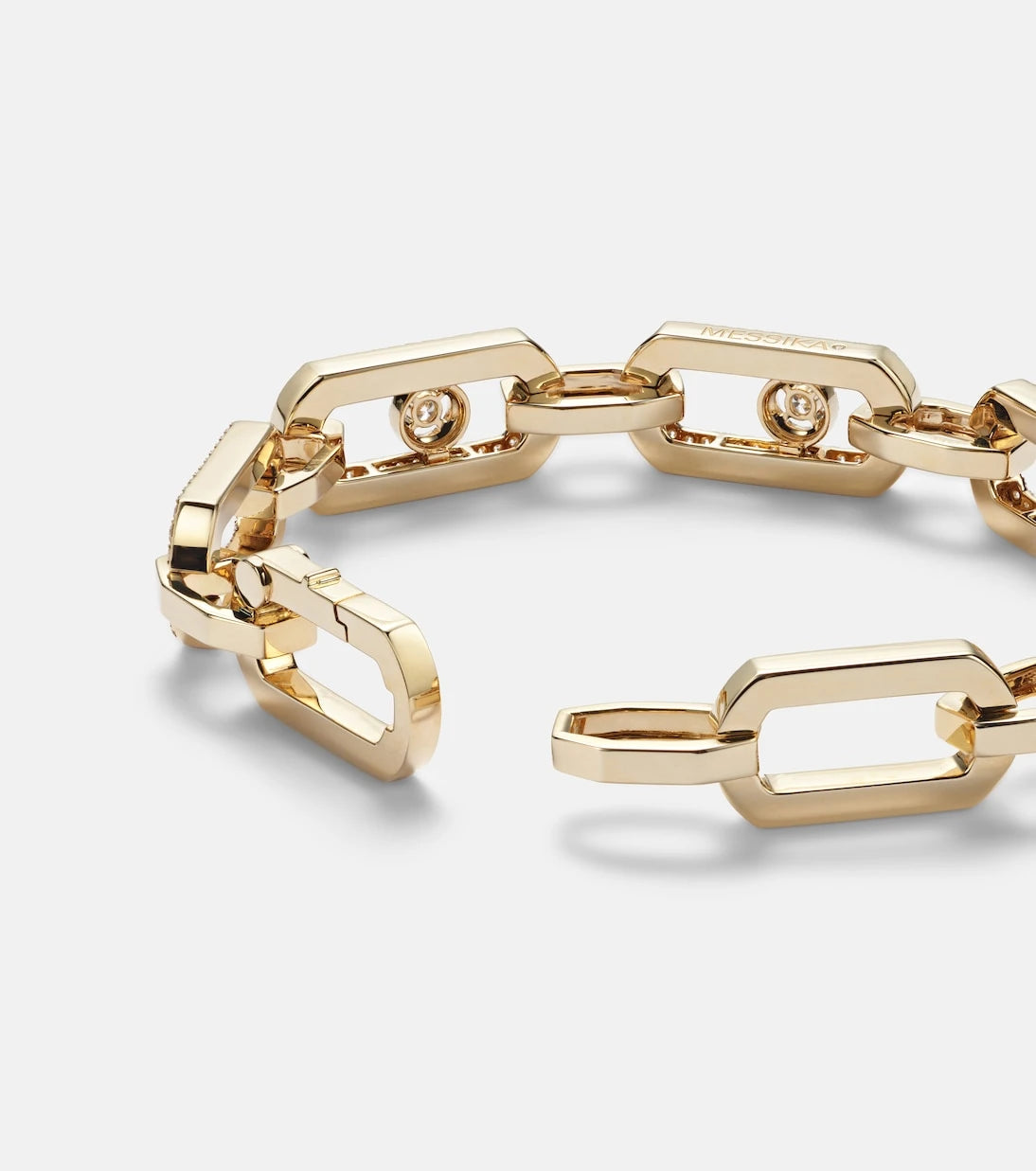 Messika - So Move 18kt gold chain bracelet with diamonds