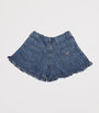 Emporio Armani Kids Frilled Denim Shorts (4-14 Years)