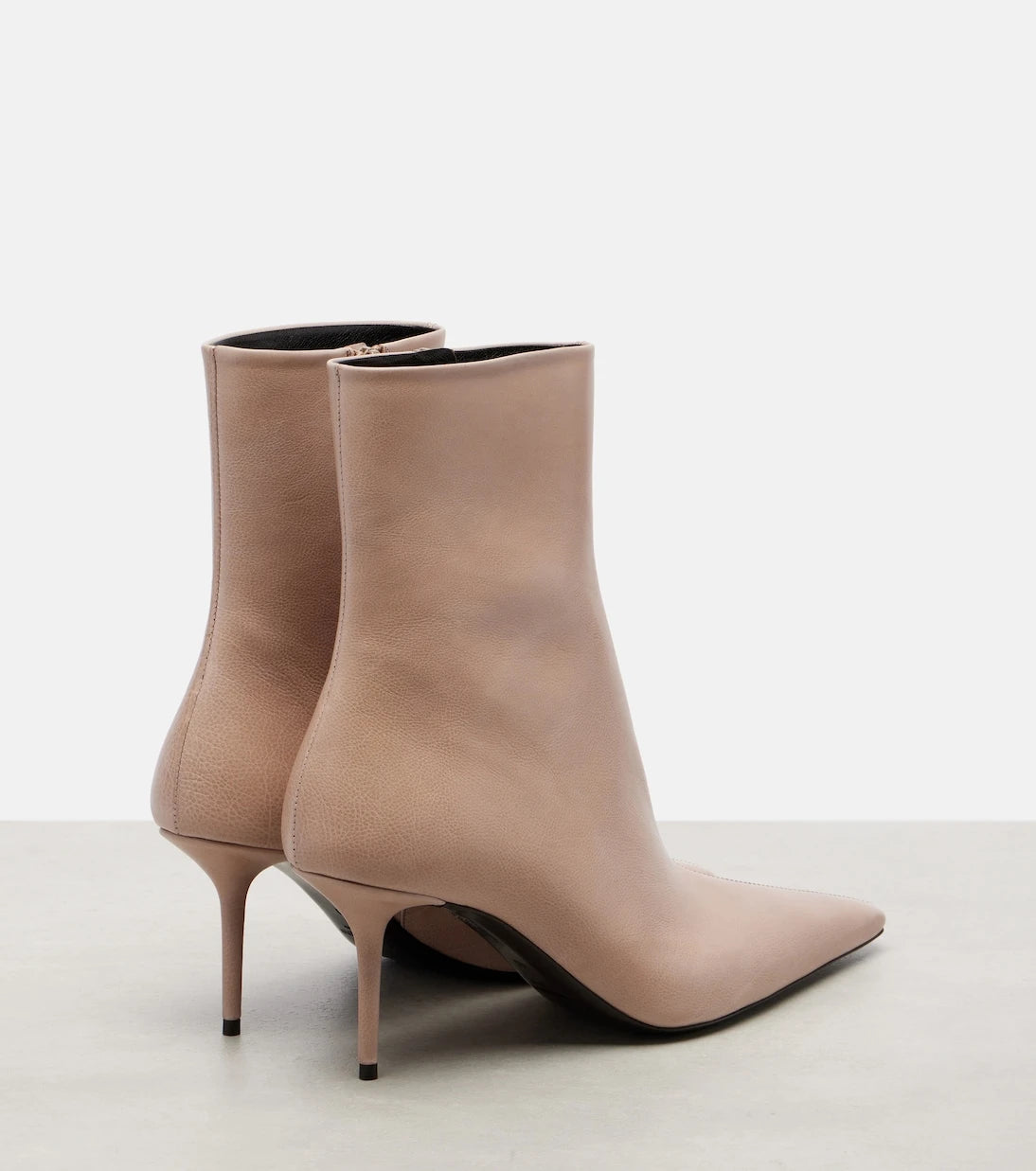 Saint Laurent - Ashley 75 leather ankle boots