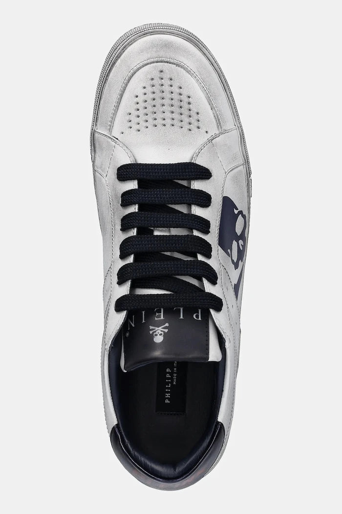 Кожени маратонки Philipp Plein Lo-Top Retrokickz TM