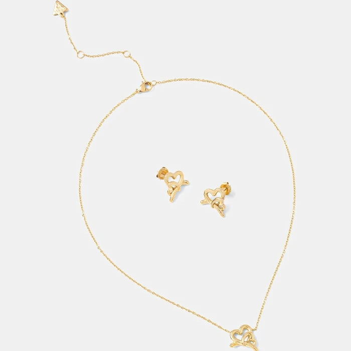 Колие и обици Guess LOVE BITES
