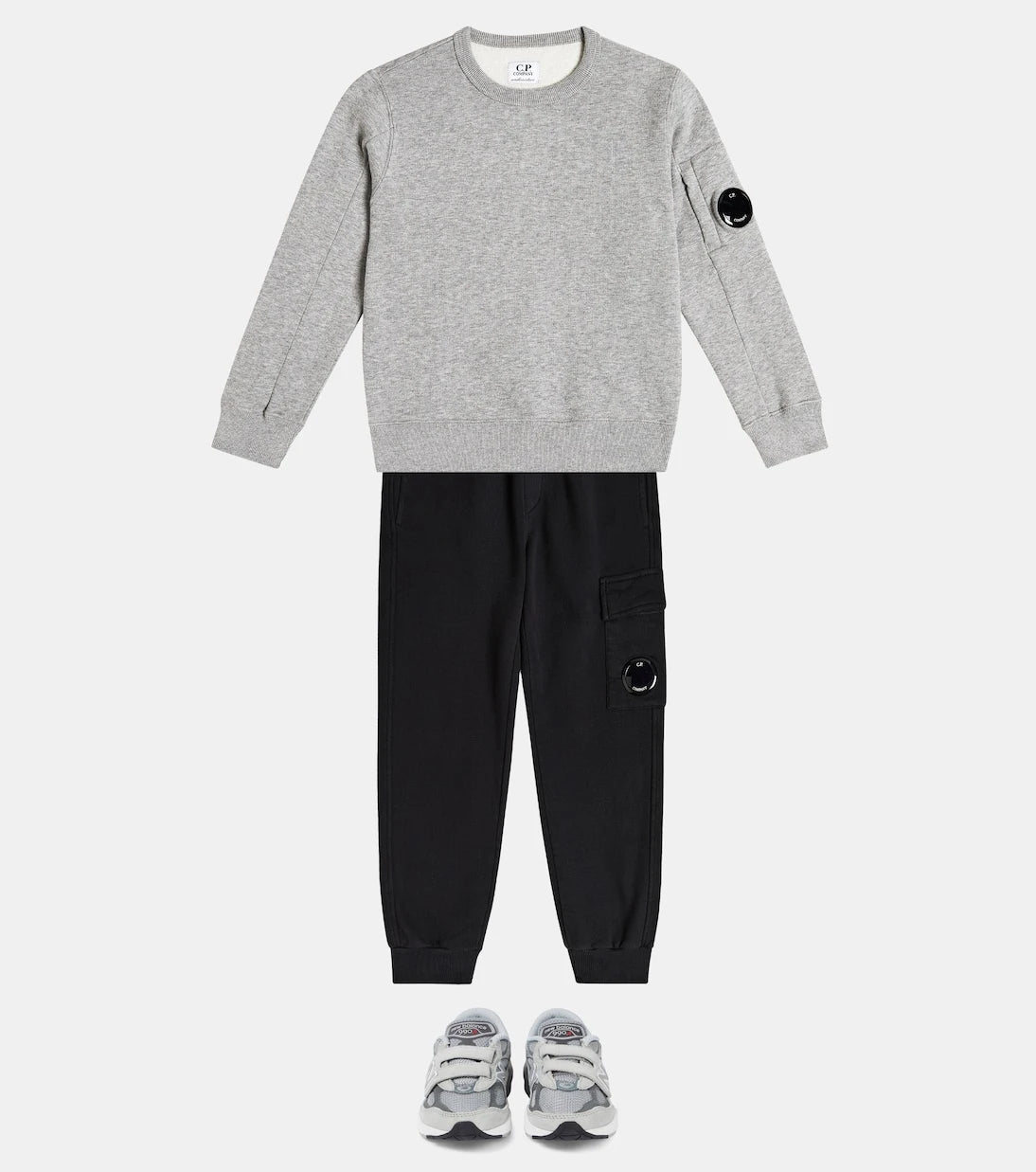 C.P. Company Kids - Basic cotton fleece sweatpants