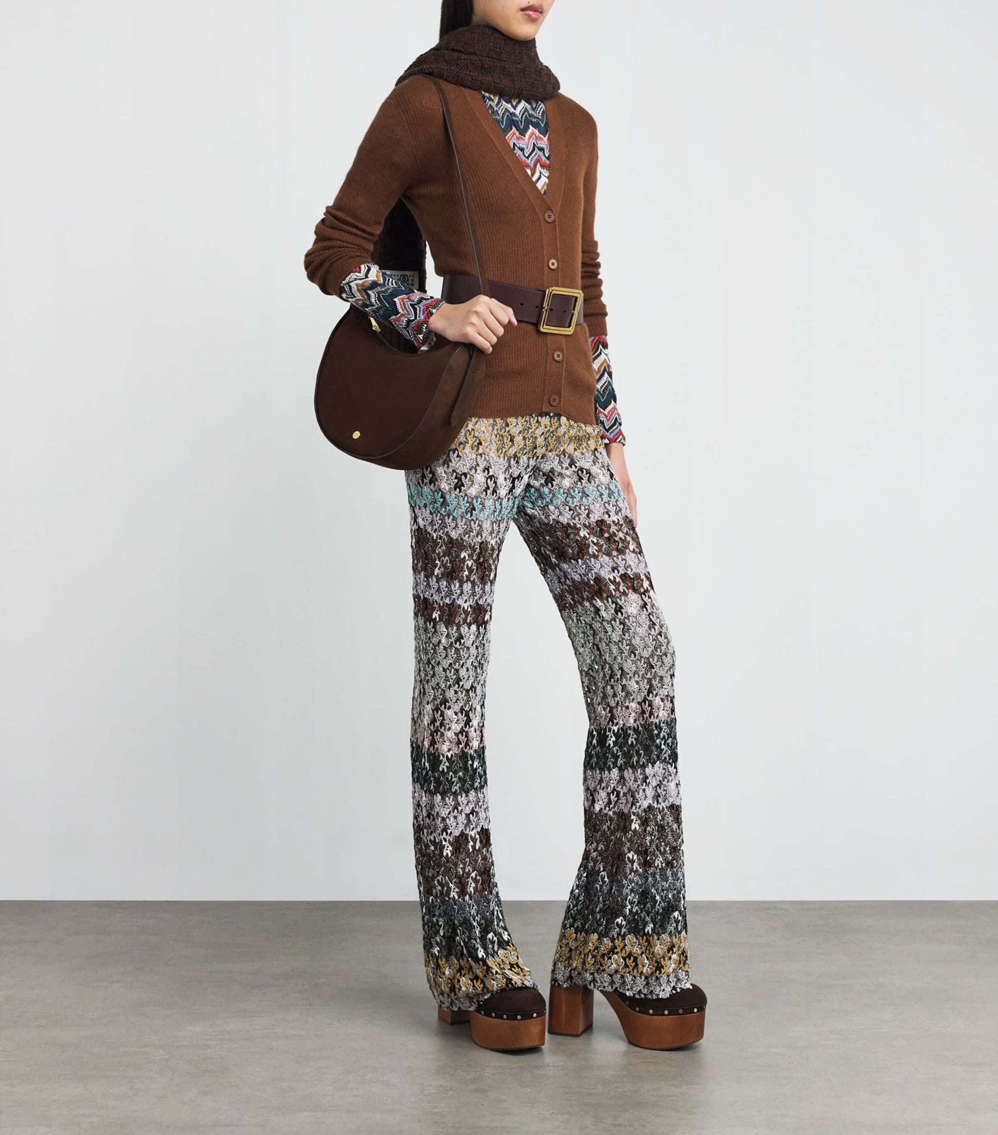 Missoni Multi Stripe Flared Trousers