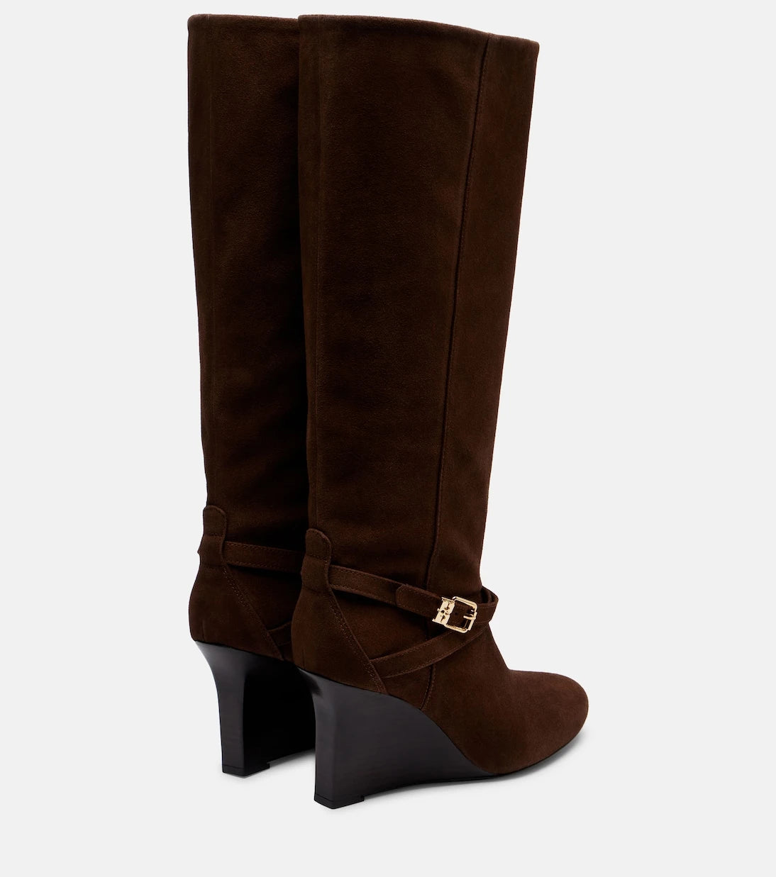 Ganni - Wedge knee-high boots