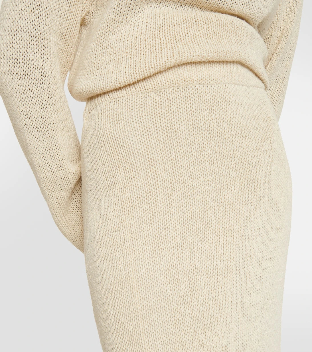 The Row - Fumaia knitted silk maxi skirt