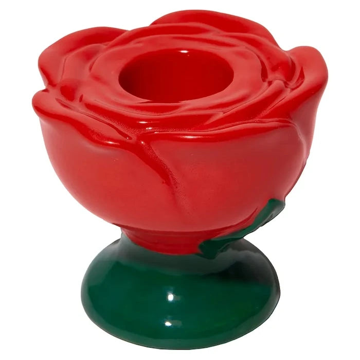 DOIY Seramik Dekoratif Şamdan 6,3 x 6,3 x 6 cm