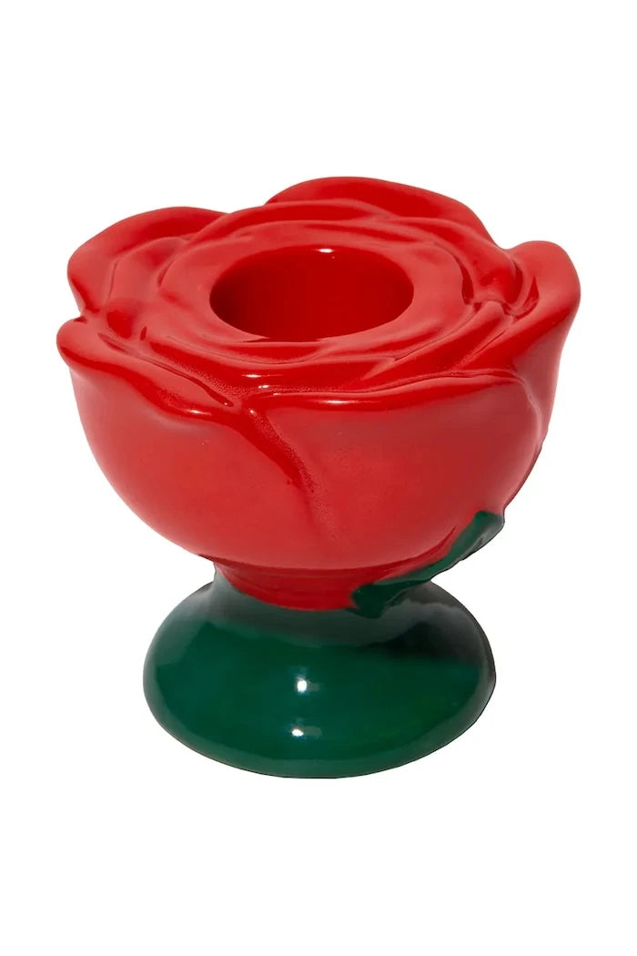 DOIY Seramik Dekoratif Şamdan 6,3 x 6,3 x 6 cm