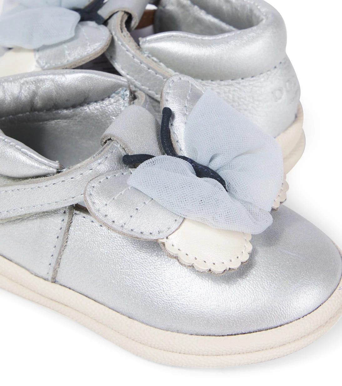 Donsje - Baby Vlindy metallic leather sneakers