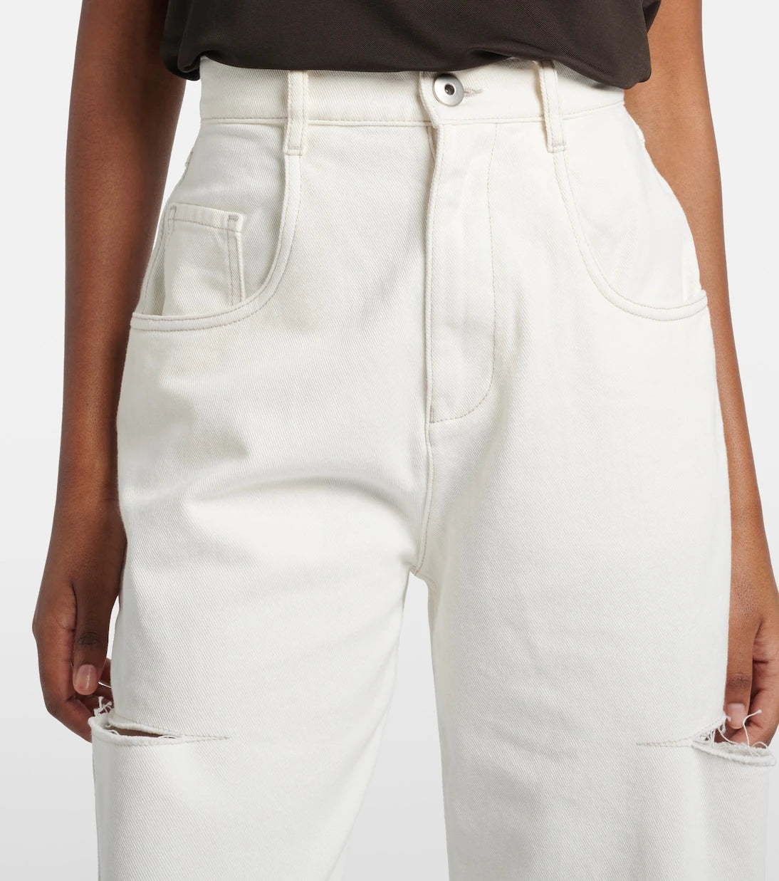 Maison Margiela - High-rise straight leg jeans