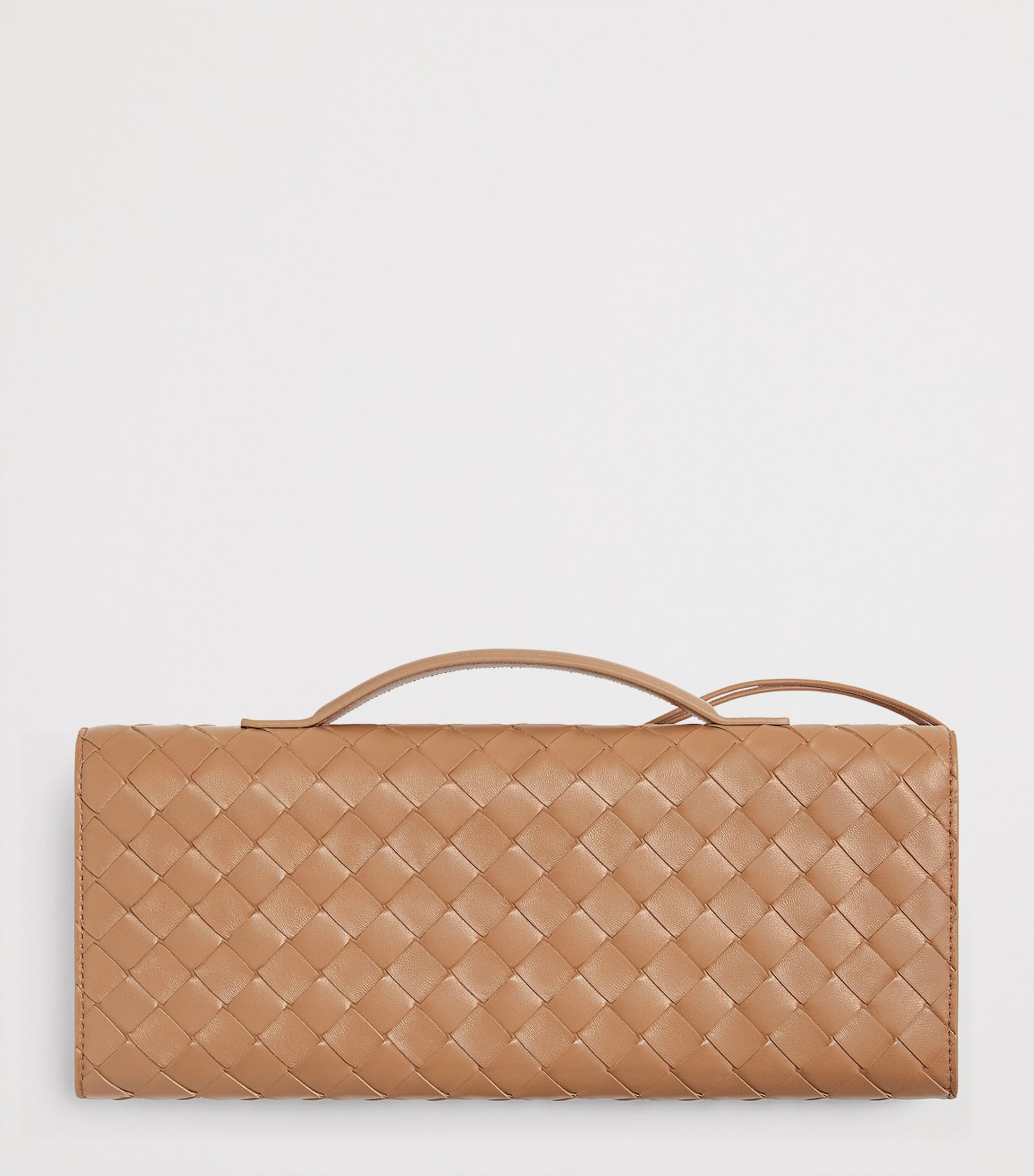Neutral Leather Andiamo Clutch Bag