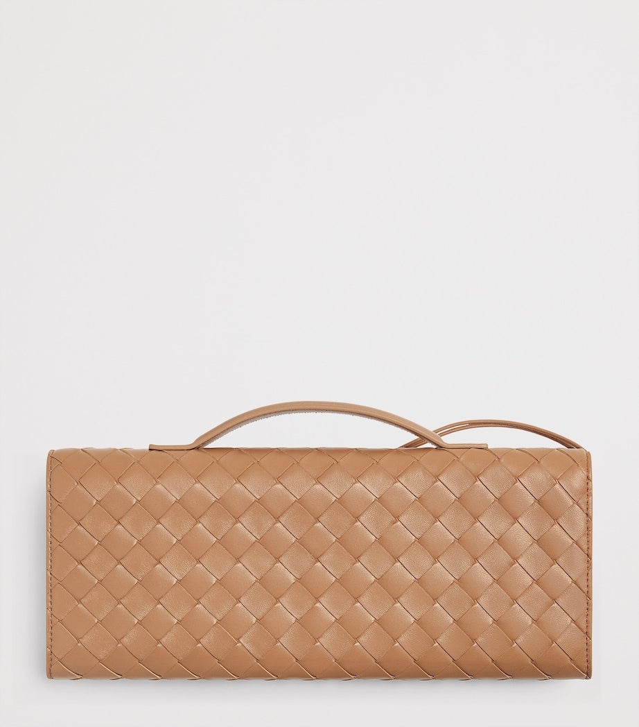 Neutral Leather Andiamo Clutch Bag