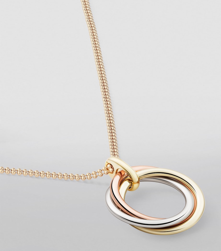 Medium Mixed Gold Trinity Necklace