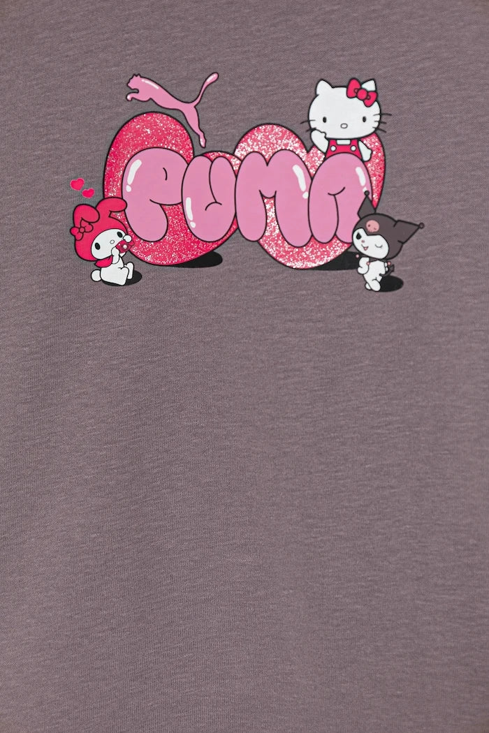 Puma PUMA X HELLO KITTY & FRIENDS Slim Tee Çocuk Pamuklu Tişört