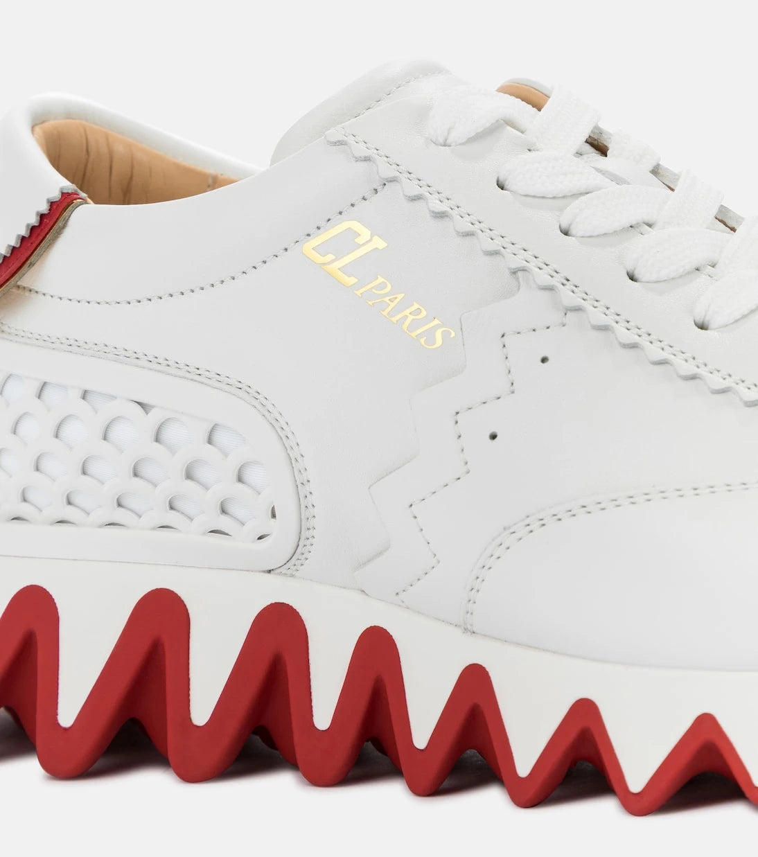 Christian Louboutin - Loubishark leather sneakers