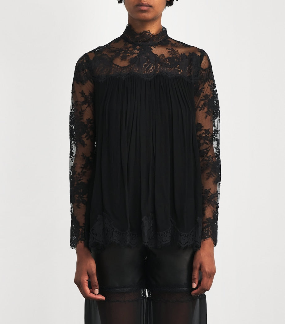 Zimmermann Lace-Trim Hypnotic Blouse