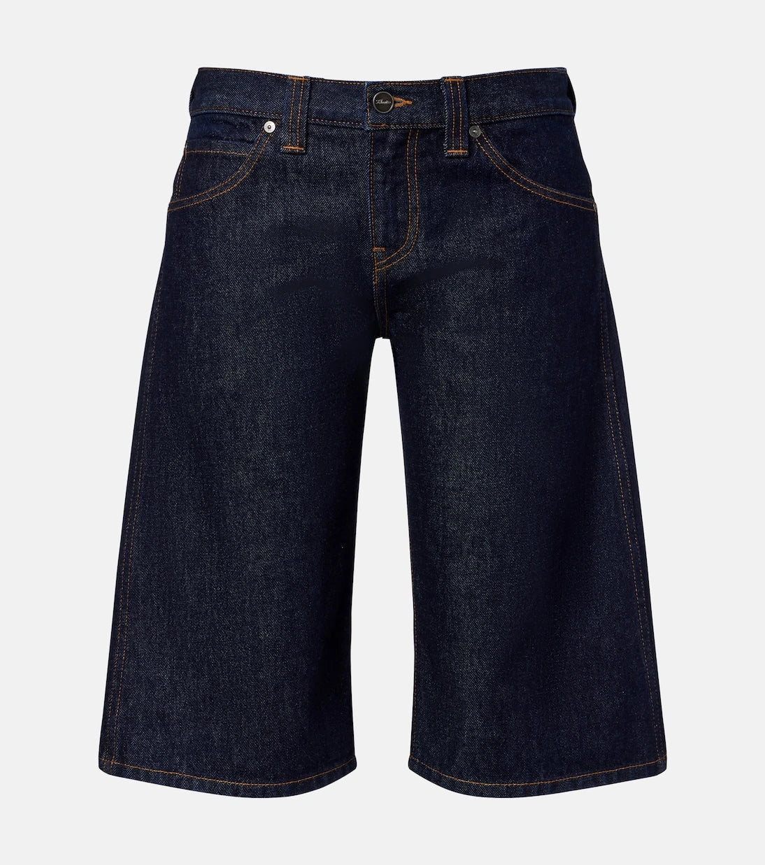 Khaite - Kinga denim Bermuda shorts