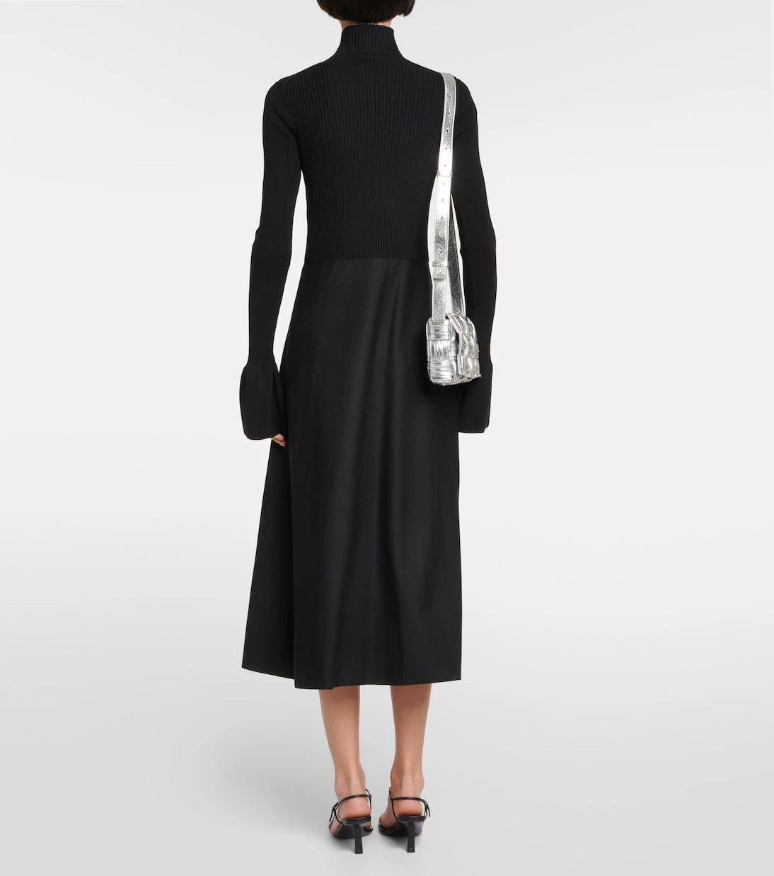 Joseph - Mixed Media Duperre midi dress