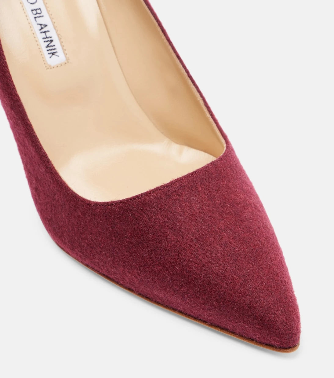 Manolo Blahnik - BB 90 wool pumps