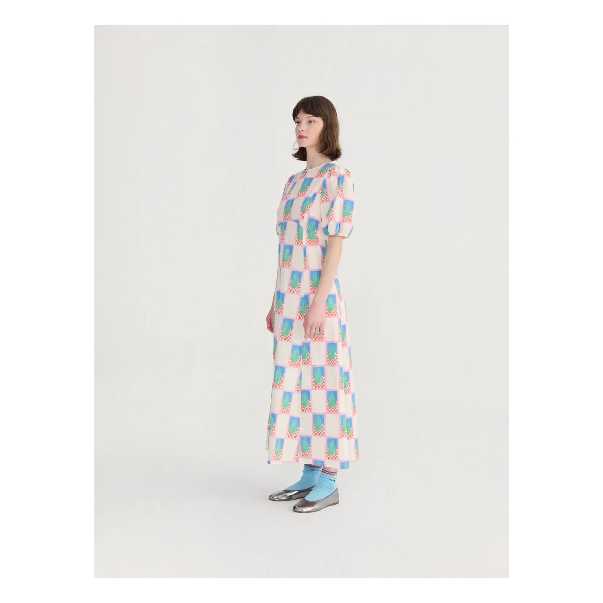 Bobo Choses - Pear Cotton Dress | Blue