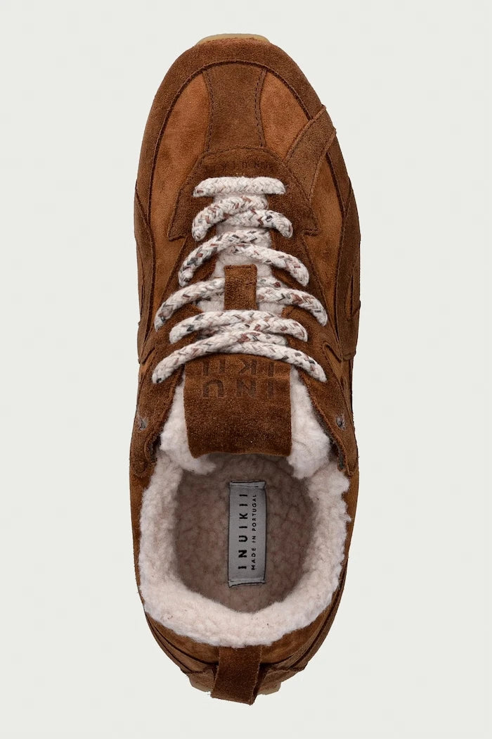 Inuikii Maribella Shearling süet kadın spor ayakkabı