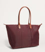 Red Medium Nylon Tote Bag