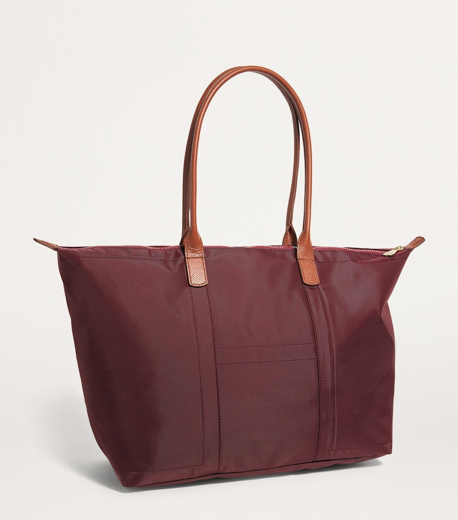 Red Medium Nylon Tote Bag