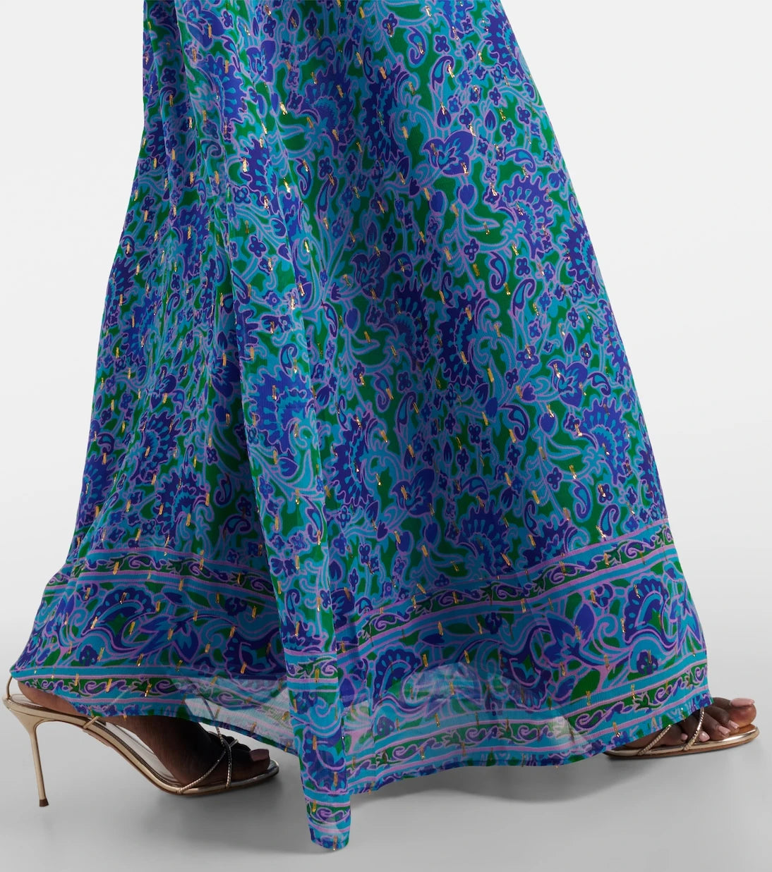 Rixo - Lenny printed cutout maxi dress