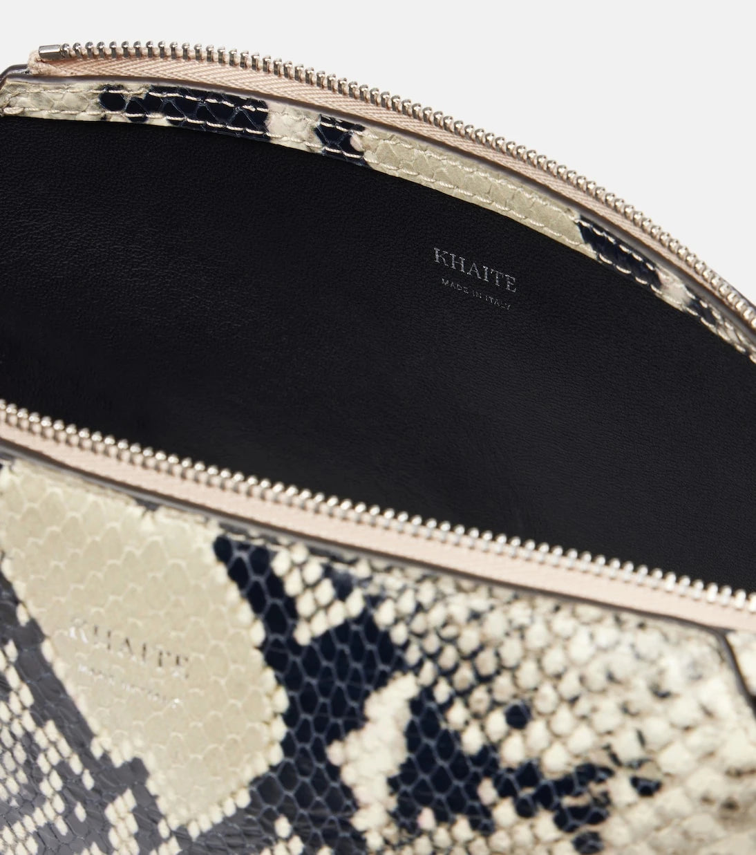 Khaite - Lina snake-effect leather crossbody bag