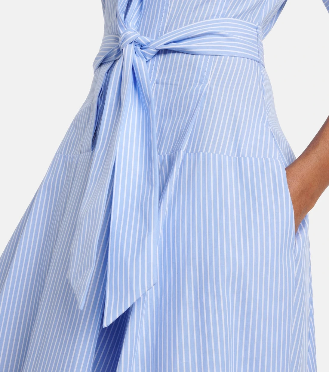 Simkhai - Truman striped cotton maxi dress