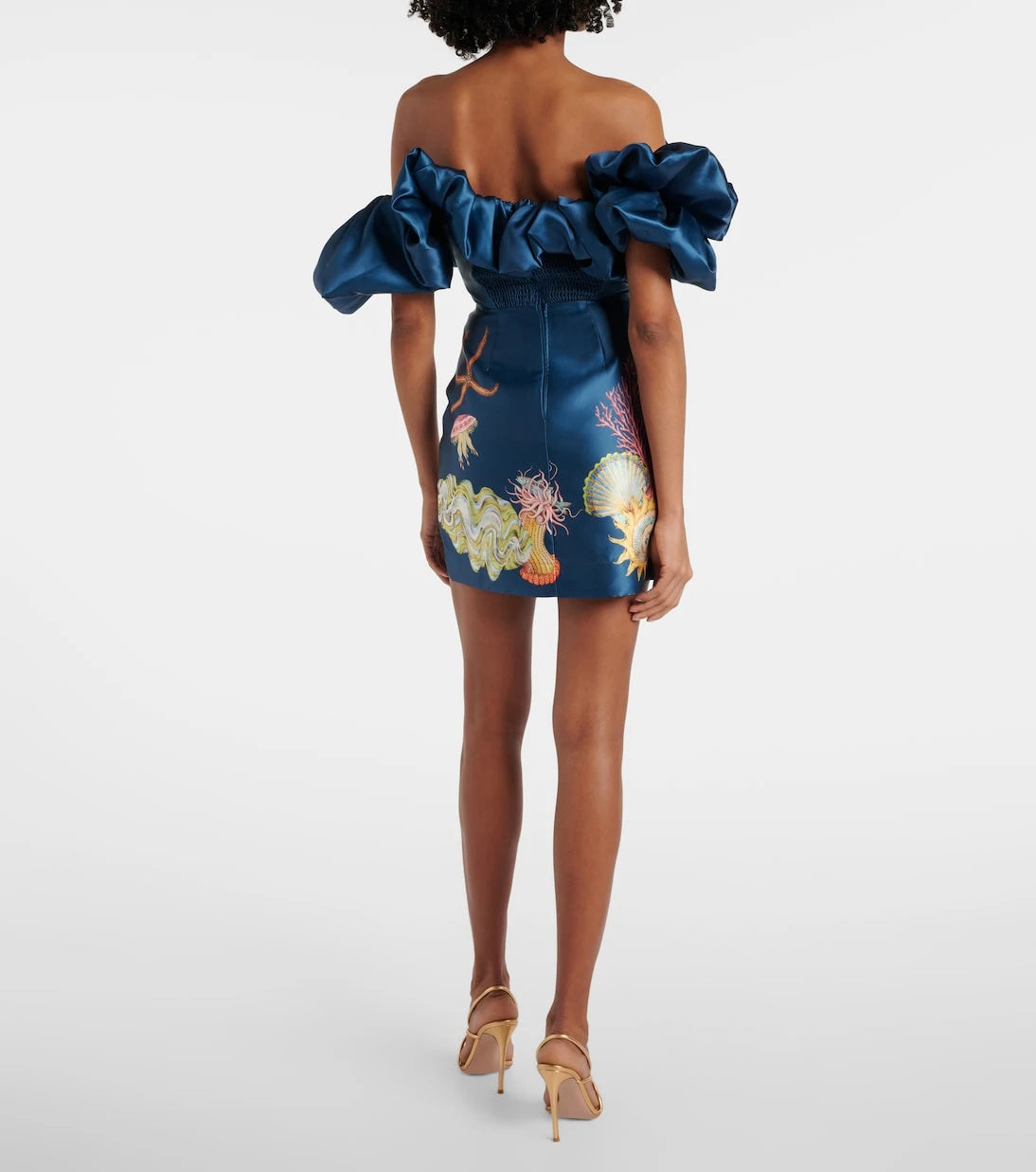 Alémais - Dorian printed ruffled minidress