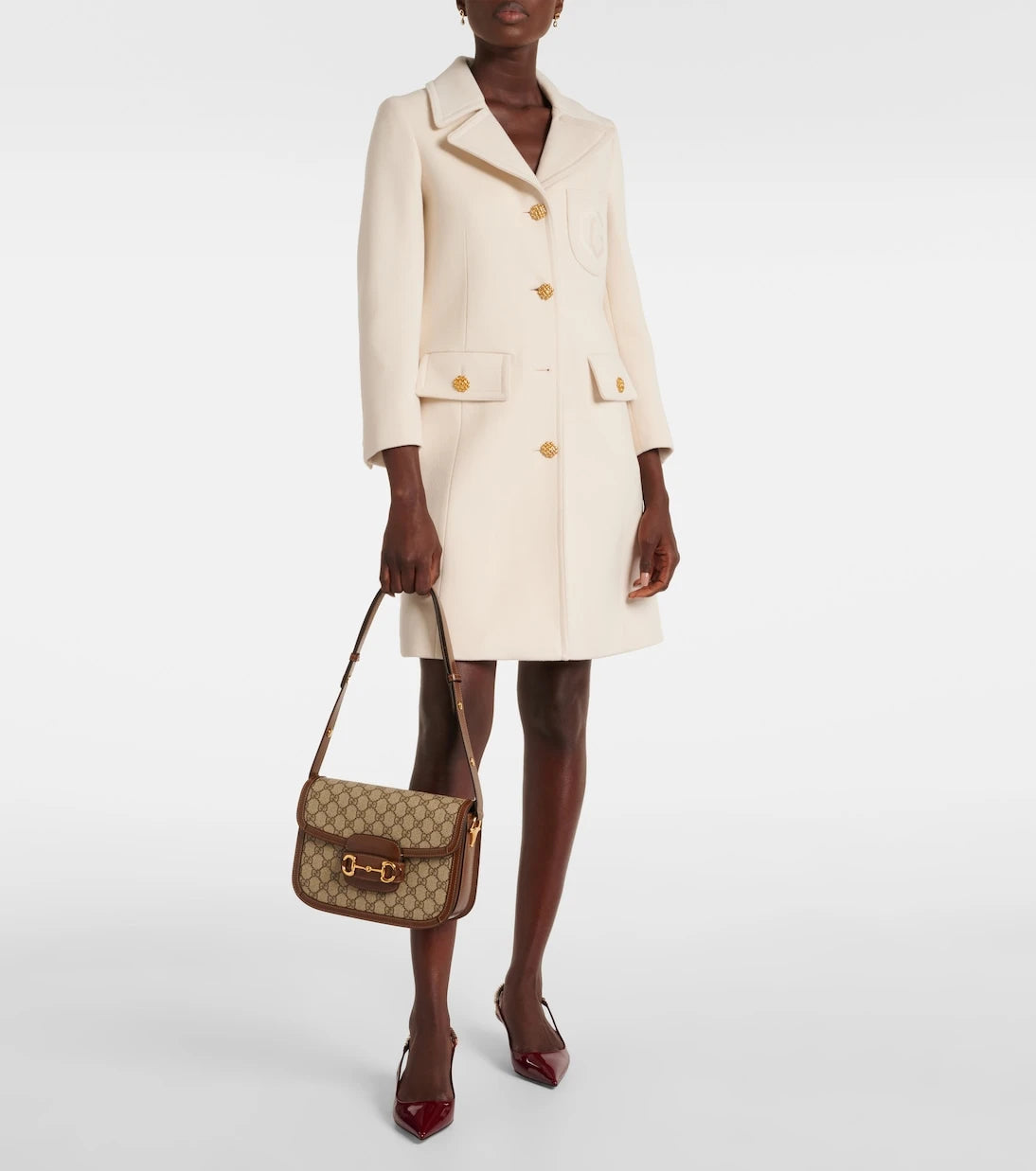 Gucci - Gucci Horsebit 1955 GG shoulder bag