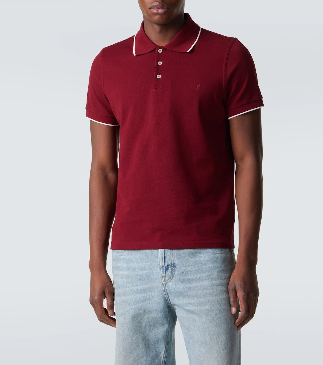 Saint Laurent - Cotton polo shirt
