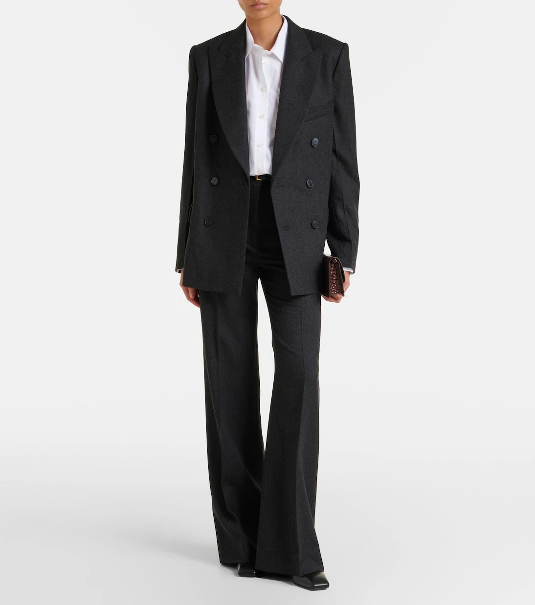 Victoria Beckham - Alina virgin wool flared pants