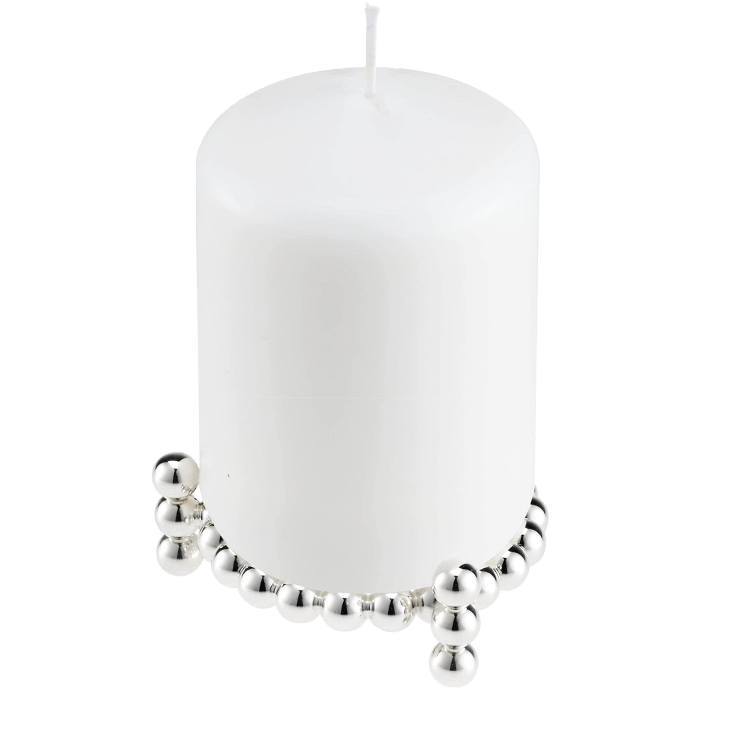 Christofle Silver-Plated Perles Candle Jewel