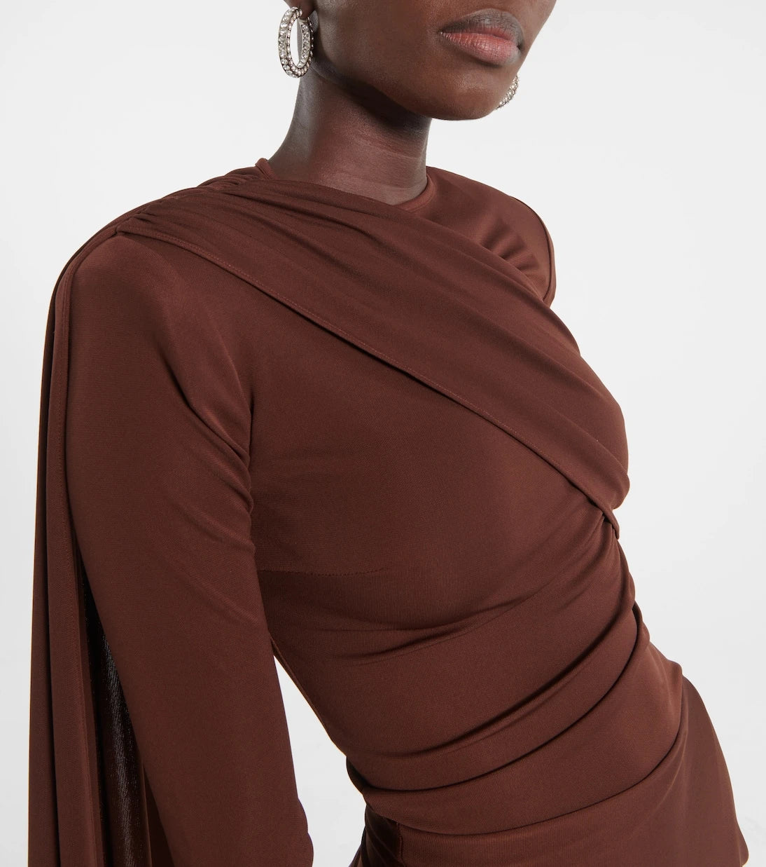 The New Arrivals Ilkyaz Ozel - Venus draped minidress