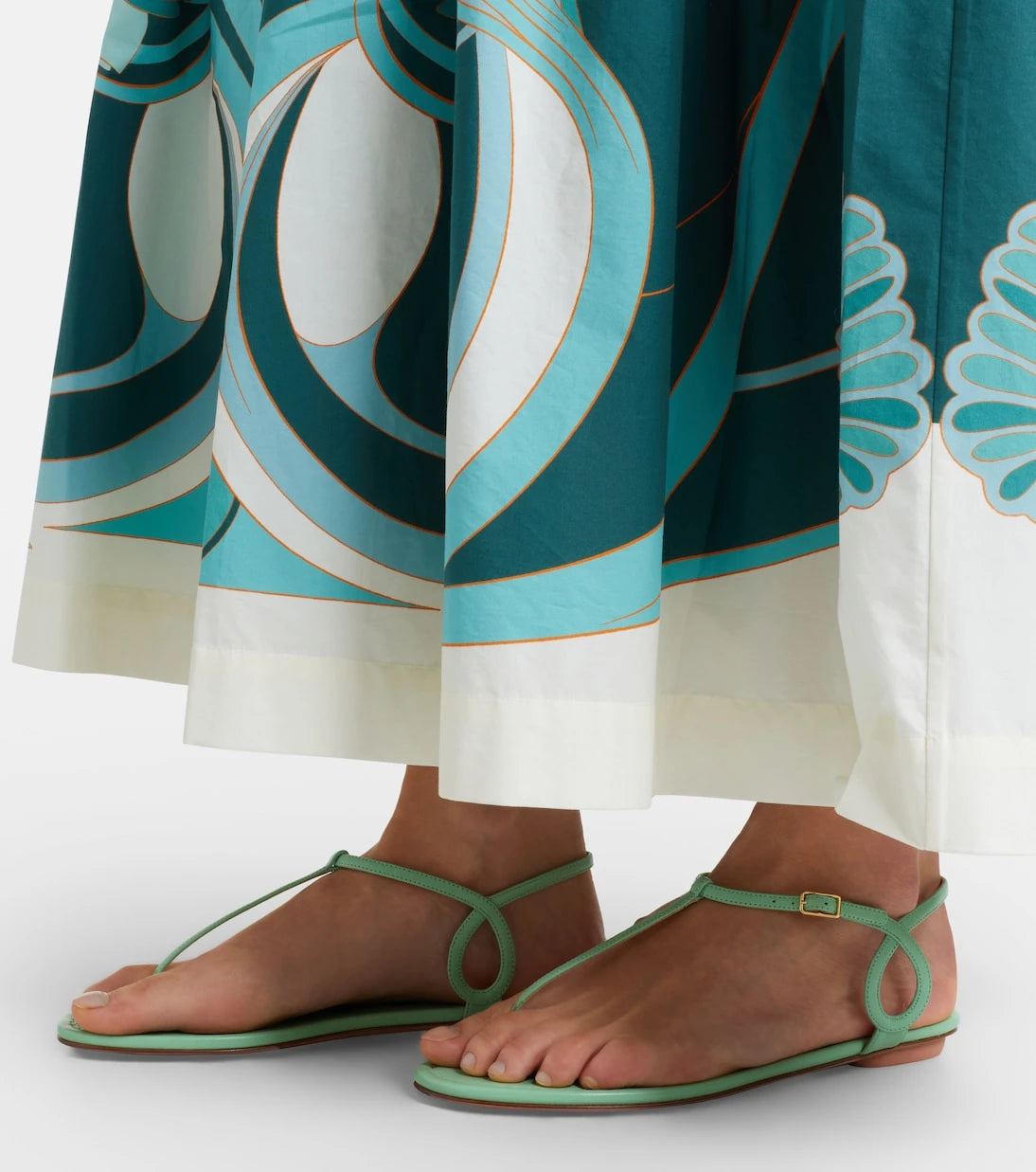 Aquazzura - Almost Bare leather thong sandals